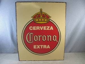 lot 16 image: (FS) Large Corona Extra Tin Sign 26...