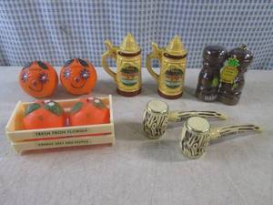 lot 53 image: (BSB) Assorted Salt & Pepper Shaker...