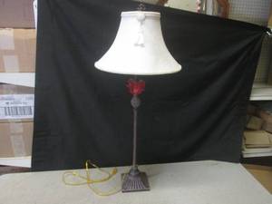 lot 58 image: (CS) Tall Accent Table Lamp with Re...