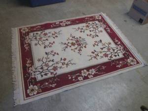 lot 167 image: (F-3) Area Rug 49 x 66 ...
