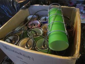 lot 172 image: (EC1) 13 Vintage Hanging Track Ligh...