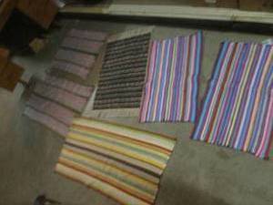 lot 173 image: (EW6) 6 Assorted Throw Rugs...