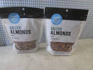 lot 198 image: (B-1) 2 Pounds of Salted Almonds 2 ...