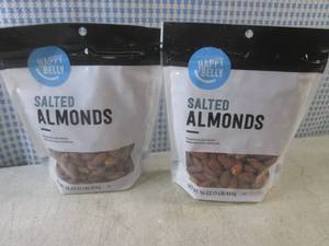 lot 199 image: (B-1) 2 Pounds of Salted Almonds 2 ...