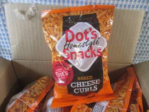 lot 202 image: (B-4) 10 Bags of Dots Baked Cheese...