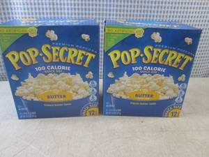 lot 212 image: (B-2) 2 Boxes of Pop-Secret Butter ...