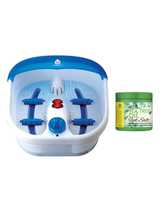 Pursonic Heated Foot Spa Massager with Foot Salt