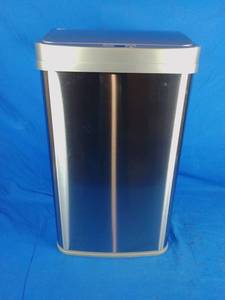 New Nine Stars Stainless Steel 13.2-Gallon Sensor Trash Can