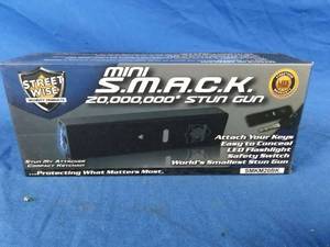 New Streetwise Mini SMACK 20,000,000 Stun Gun - Black