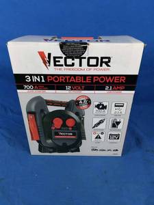 Vector 700 Peak Amp Battery Jump Starter