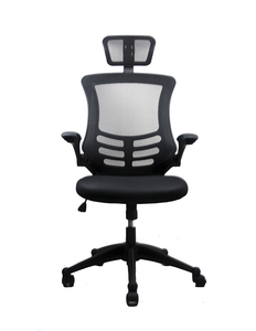 Techni Mobili Executive High-Back Office Chair - Black