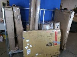 Large Lot of 10 Ready to Assemble Furniture Items