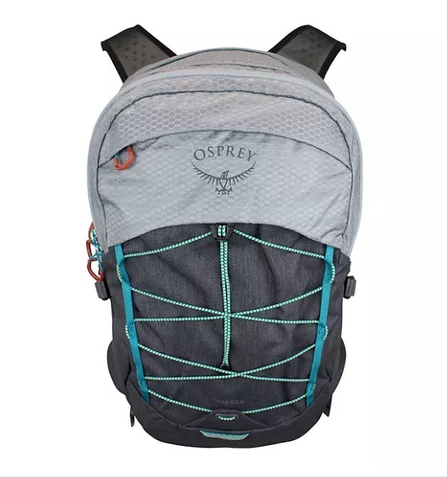 lot 143 image: NEW Osprey Quasar Backpack -  Silver LiningTunnel Vision