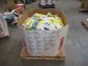 lot 108 image: Pallet of Store Overstock and Ecommerce Product and Returns - Roughly 1300 lbs of Water Softener Salt