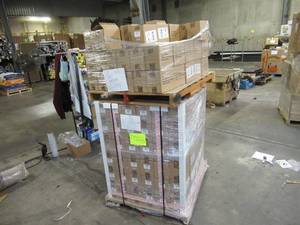 lot 125 image: Pallet of NEW Store Overstock - GoPro Sleeve and Lanyards - Bluebird - 6 per Box.