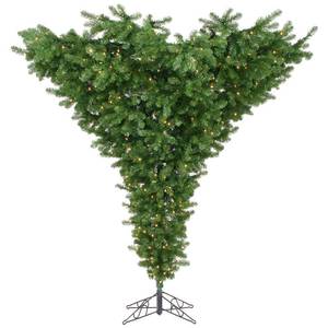 lot 174 image: Vickerman 9 Upside Down Artificial Christmas Tree, Unlit