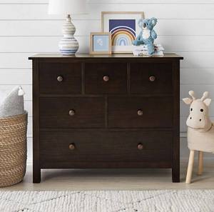 lot 135 image: Members Mark Tatum Collection Kids 6-Drawer Dresser - Espresso - Minor Damage