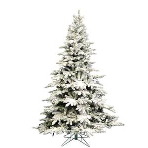 lot 188 image: Vickerman 6.5 Flocked Utica Fir Artificial Christmas Tree, Unlit