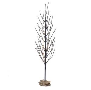 lot 197 image: Vickerman 6 ft. LED Twig Trees Dura-Lit LED Tips Christmas Tree