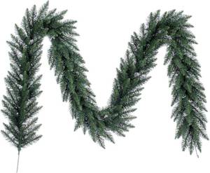 lot 199 image: Vickerman 50x 12 Camdon Fir Artificial Christmas Garland with 1332 PVC Tips - Indoor or Outdoor Garland