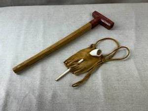 lot 12 image: Two antique pipes.