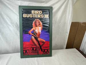 lot 23 image: Framed Winchester Bird Busters III Poster