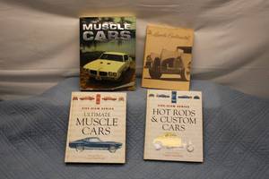 lot 29 image: Collection of 5 Classic Car Books including Muscle Cars and Hot Rods