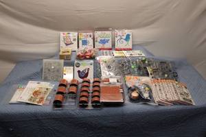 lot 53 image: Sizzix Craft Supplies Bundle - Stamps, Dies, Inks, and Accessories