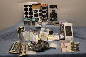 lot 75 image: Lot of 25 Chalkboard Labels and Decorative Accessories