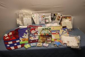 lot 78 image: Large Lot of Decorative Stationery, Bags, and Craft Supplies
