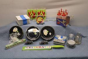 lot 87 image: Lot of Assorted Tableware Including Plates and Decorative Items