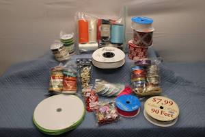 lot 88 image: Collection of Craft Ribbons and Gift Bows
