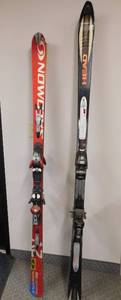 Two Pair of Mens Down Hill Skis