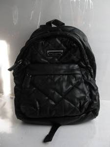 lot 8 image: Marc Jacobs H306M01RE21 Black Quilted Leather With Silver Hardware Womens Moro Backpack SMELLS USED, USED BUT IN GOOD CONDITION