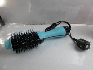 lot 9 image: REVLON One-Step Volumizer Original 1.0 Hair Dryer and Hot Air Brush, Mint NEW, OPEN BOX, TESTED, WORKS