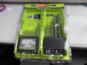 lot 17 image: RYOBI 12-Piece Masonry Set With Case DAMAGED PACKAGING, LIKE NEW