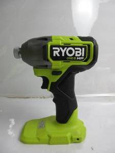 lot 18 image: RYOBI ONE HP 18V Brushless Cordless 14 in. Impact Driver (Tool Only) - PBLID01B OPEN BOX, TESTED, WORKS, NEW