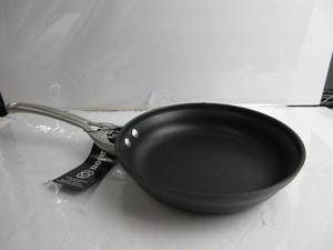 lot 56 image: Calphalon Contemporary Hard-Anodized Aluminum Nonstick Cookware, Omelette Fry Pan, 10-inch, Black NO BOX, BLEMISHED, NEW