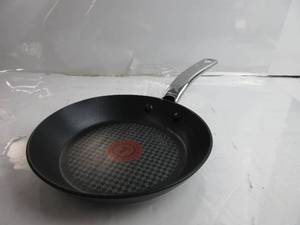 lot 57 image: T-fal ProGrade Nonstick Fry Pan 8 Inch Induction Oven Broiler Safe 500F Cookware, Dishwasher Safe Black NO BOX, SMALL BLEMISH, NEW