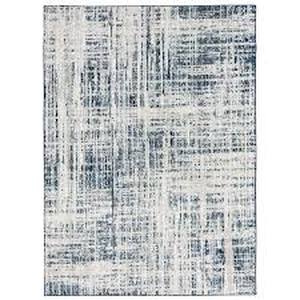 lot 6 image: Harmony 6 ft. x 8 ft. Light GrayBlue Area Rug Customer Returns See Pictures