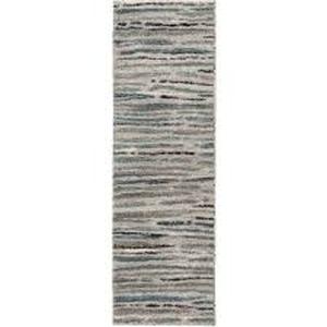 lot 25 image: Home Decorators Collection Shoreline Multi 2 ft. x 7 ft. Striped Runner Rug Customer Returns See Pictures