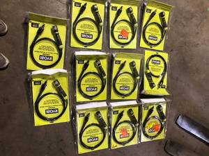 lot 10 image: Lot of RYOBI EZClean Power Cleaner 6 ft. Flexible Wand    Customer Returns See Pictures