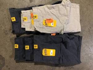 lot 38 image: Lot of Assorted Mens Work Shorts Various Sizes and Conditions   Customer Returns See Pictures