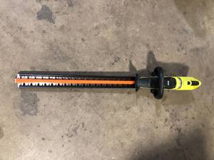 lot 43 image: RYOBI 40V HP Brushless 26 in. Cordless Battery Hedge Trimmer (Tool Only)  Customer Returns See Pictures