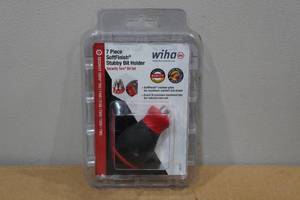 lot 12 image: Wiha 7 Piece Softfinish Stubby Bit Holder