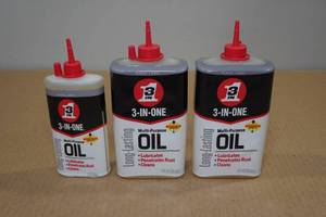 lot 18 image: 3-In-1 Multi Purpose Oil