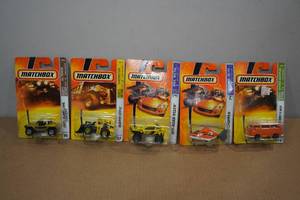 lot 47 image: 5 Matchbox Cars -Jeep, Quarry King, Off Road, Chopper, VW Bus