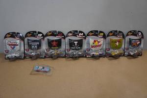 lot 52 image: 8 Winners Circle Hood Magnet Cars -Scott Riggs, Jeremy Mayfield, McMurray