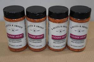 lot 100 image: 4 R Butts R Smoking BBQ Seasonings