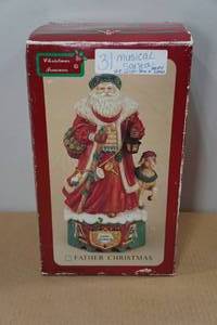 lot 176 image: Father Christmas Musical Statue
